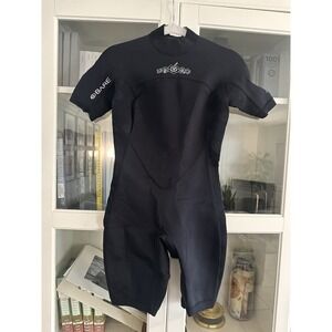 Bare Wet Suit Women's Size 10 Black Knee Length‎ 2/2m  Wetsuit